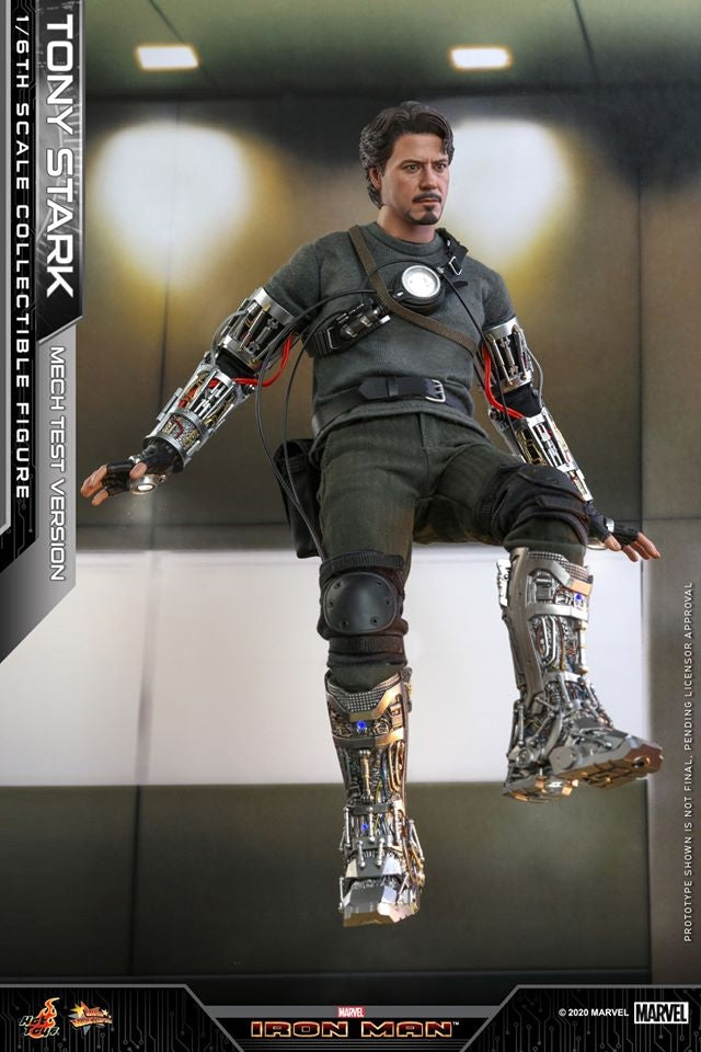 [Pre-Order] Hot Toys - MMS582 - Iron Man - 1/6th scale Tony Stark (Mech Test Version) Collectible Figure (Deluxe Version)