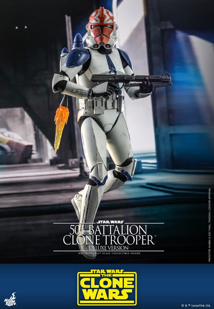 [Pre-Order] Hot Toys - TMS023 - Star Wars: The Clone Wars™  - 1/6th scale 501st Battalion Clone Trooper™ Figure (Deluxe Version)