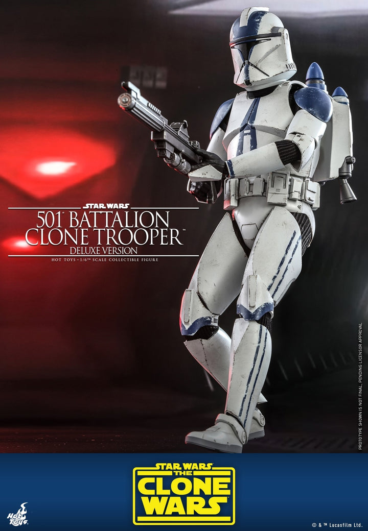 [Pre-Order] Hot Toys - TMS023 - Star Wars: The Clone Wars™  - 1/6th scale 501st Battalion Clone Trooper™ Figure (Deluxe Version)