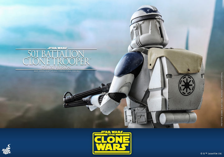 [Pre-Order] Hot Toys - TMS023 - Star Wars: The Clone Wars™  - 1/6th scale 501st Battalion Clone Trooper™ Figure (Deluxe Version)