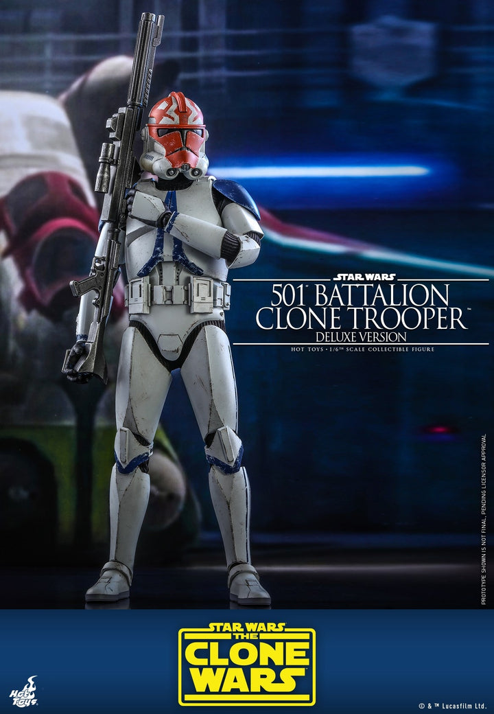 [Pre-Order] Hot Toys - TMS023 - Star Wars: The Clone Wars™  - 1/6th scale 501st Battalion Clone Trooper™ Figure (Deluxe Version)