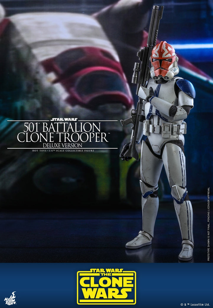 [Pre-Order] Hot Toys - TMS023 - Star Wars: The Clone Wars™  - 1/6th scale 501st Battalion Clone Trooper™ Figure (Deluxe Version)