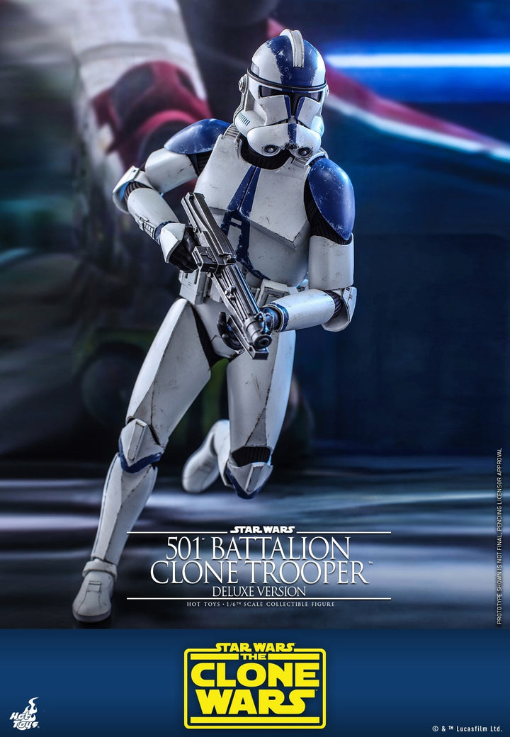 [Pre-Order] Hot Toys - TMS023 - Star Wars: The Clone Wars™  - 1/6th scale 501st Battalion Clone Trooper™ Figure (Deluxe Version)