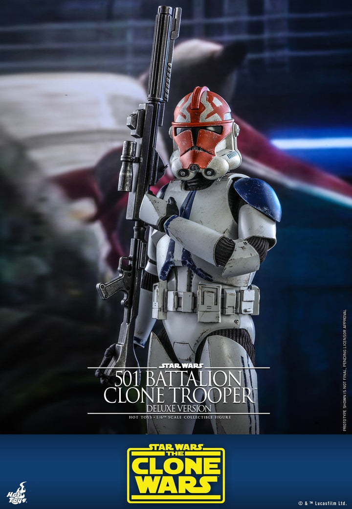 [Pre-Order] Hot Toys - TMS023 - Star Wars: The Clone Wars™  - 1/6th scale 501st Battalion Clone Trooper™ Figure (Deluxe Version)