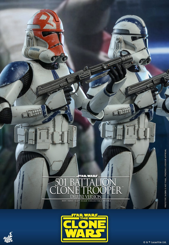 [Pre-Order] Hot Toys - TMS023 - Star Wars: The Clone Wars™  - 1/6th scale 501st Battalion Clone Trooper™ Figure (Deluxe Version)