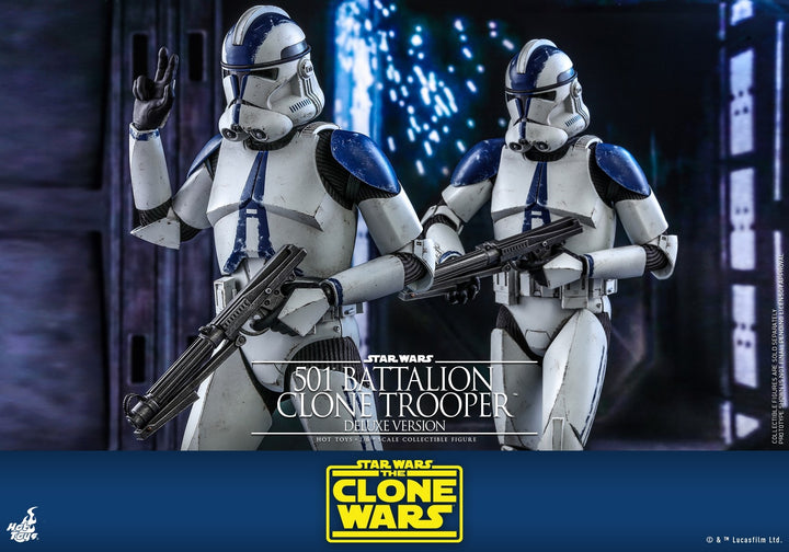 [Pre-Order] Hot Toys - TMS023 - Star Wars: The Clone Wars™  - 1/6th scale 501st Battalion Clone Trooper™ Figure (Deluxe Version)