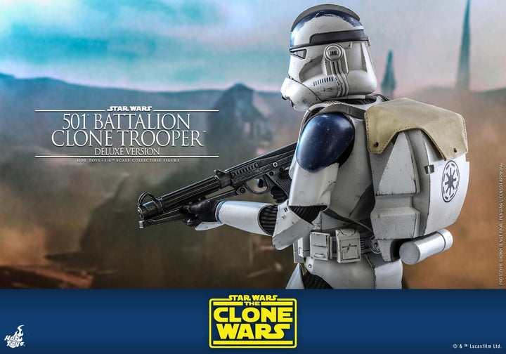 [Pre-Order] Hot Toys - TMS023 - Star Wars: The Clone Wars™  - 1/6th scale 501st Battalion Clone Trooper™ Figure (Deluxe Version)