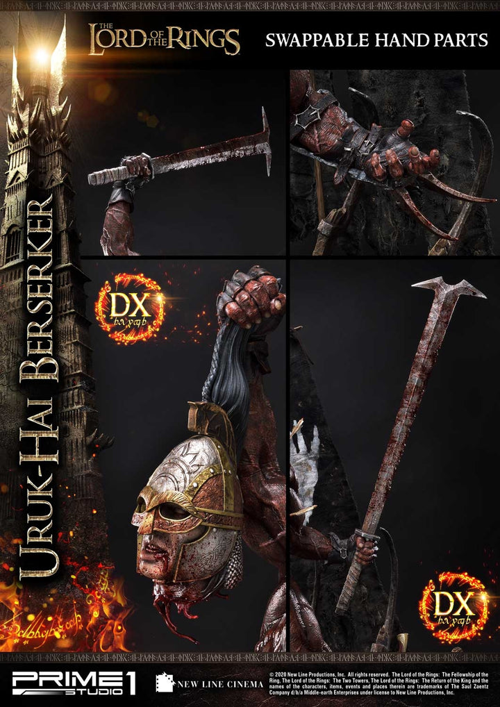 [Pre-Order] PRIME1 STUDIO - PMLOTR-04 URUK-HAI BERSERKER (THE LORD OF THE RINGS)