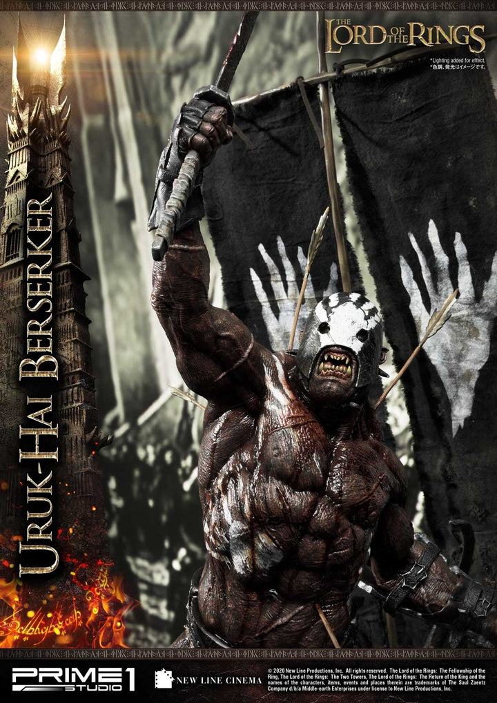 [Pre-Order] PRIME1 STUDIO - PMLOTR-04 URUK-HAI BERSERKER (THE LORD OF THE RINGS)