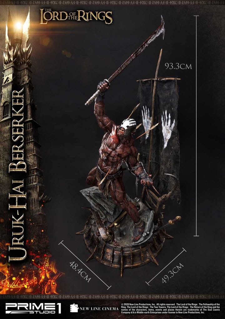 [Pre-Order] PRIME1 STUDIO - PMLOTR-04 URUK-HAI BERSERKER (THE LORD OF THE RINGS)