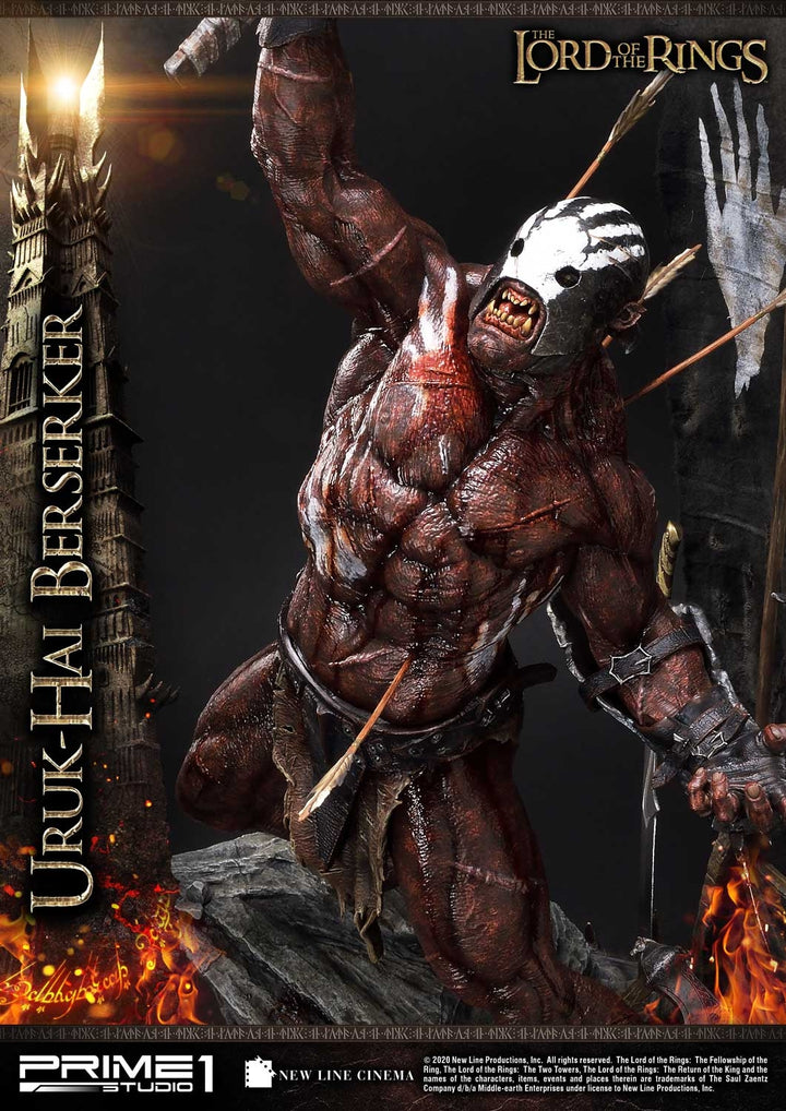 [Pre-Order] PRIME1 STUDIO - PMLOTR-04 URUK-HAI BERSERKER (THE LORD OF THE RINGS)