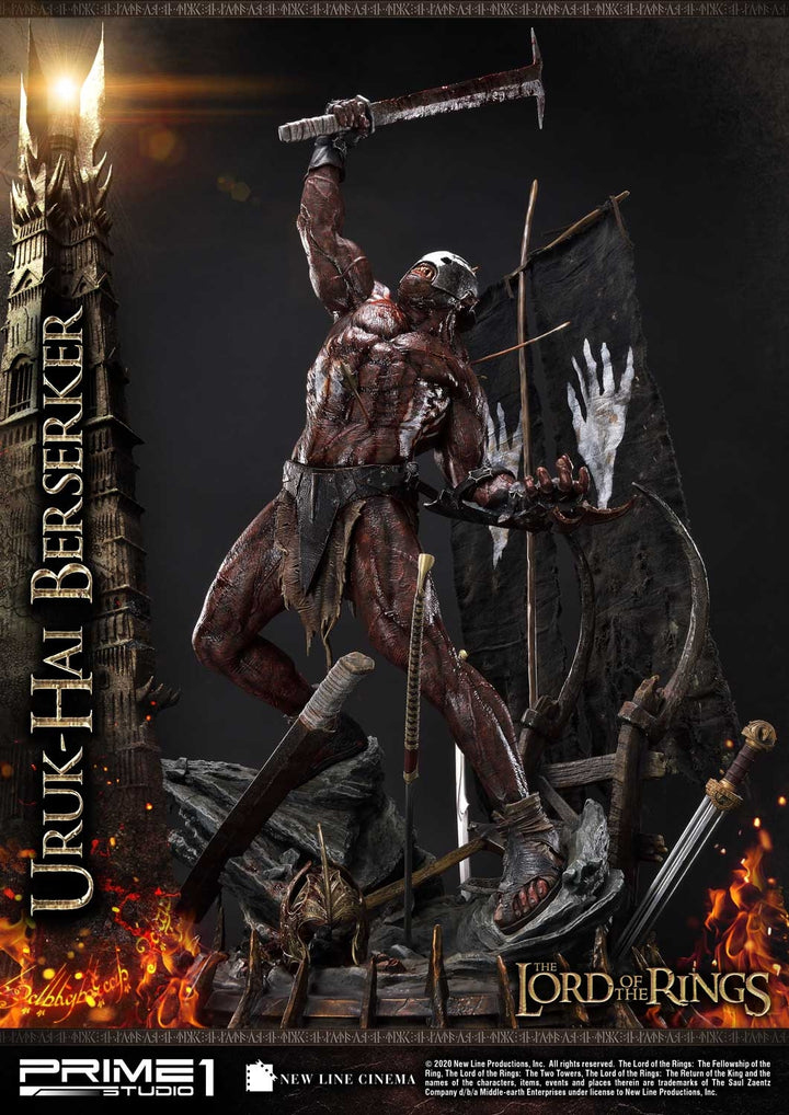 [Pre-Order] PRIME1 STUDIO - PMLOTR-04 URUK-HAI BERSERKER (THE LORD OF THE RINGS)