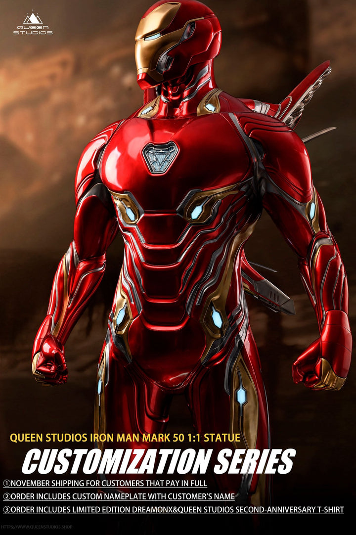 Queen Studios - Iron Man Mark 50 1:1 Life-size Statue