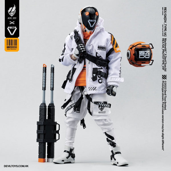 Devil Toys -REX/G6[DV_TYPE-1A](white) 1/6 Collectible Figure(Deluxe Edition)