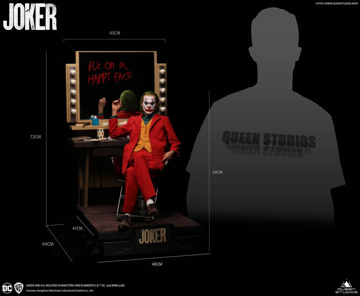 [Pre-Order] QUEEN STUDIOS 1:3 JOKER PHOENIX STATUE Premium Edition (Sculpted Hair with Hollywood Mirror Scene)