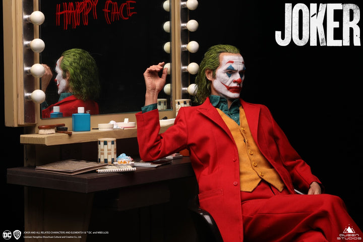 [Pre-Order] QUEEN STUDIOS 1:3 JOKER PHOENIX STATUE Deluxe Edition (Rooted Hair with Hollywood Mirror Scene)