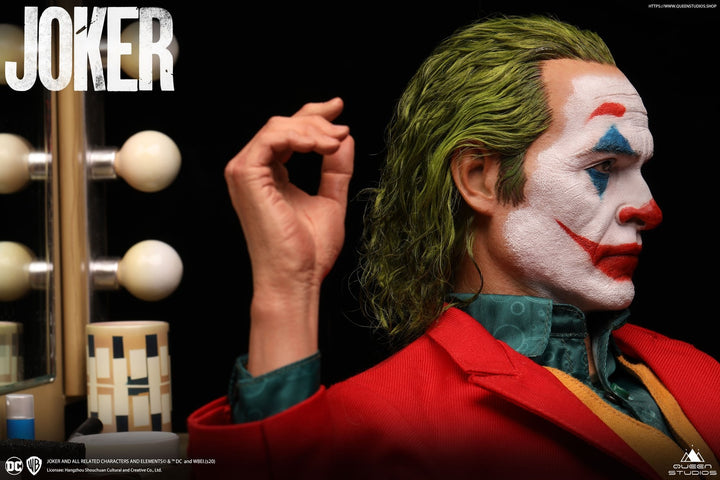 [Pre-Order] QUEEN STUDIOS 1:3 JOKER PHOENIX STATUE Deluxe Edition (Rooted Hair with Hollywood Mirror Scene)