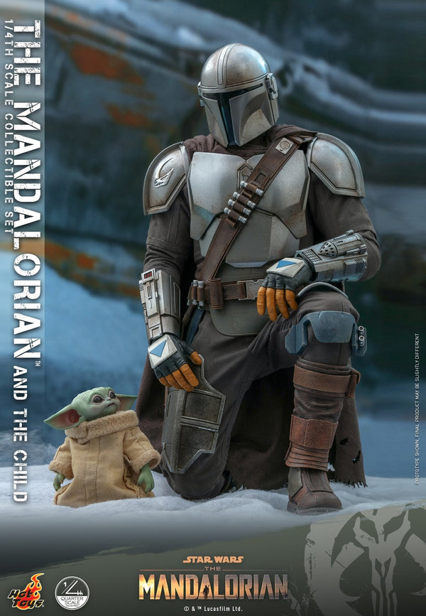 [Pre-Order] Hot Toys -  QS016 - Star Wars™ The Mandalorian™ - 1/4th scale The Mandalorian & The Child Collectible Set