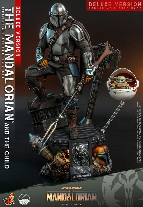 [Pre-Order] Hot Toys - QS016 - Star Wars™ The Mandalorian™ - 1/4th scale The Mandalorian & The Child Collectible Set