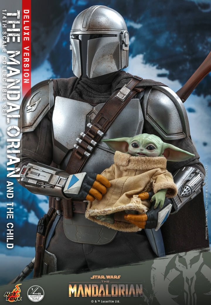 [Pre-Order] Hot Toys - QS016 - Star Wars™ The Mandalorian™ - 1/4th scale The Mandalorian & The Child Collectible Set