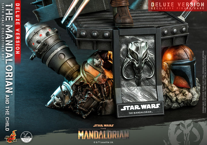 [Pre-Order] Hot Toys - QS016 - Star Wars™ The Mandalorian™ - 1/4th scale The Mandalorian & The Child Collectible Set