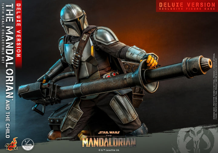 [Pre-Order] Hot Toys - QS016 - Star Wars™ The Mandalorian™ - 1/4th scale The Mandalorian & The Child Collectible Set