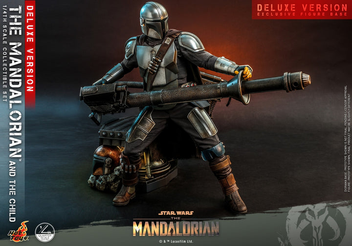 [Pre-Order] Hot Toys - QS016 - Star Wars™ The Mandalorian™ - 1/4th scale The Mandalorian & The Child Collectible Set