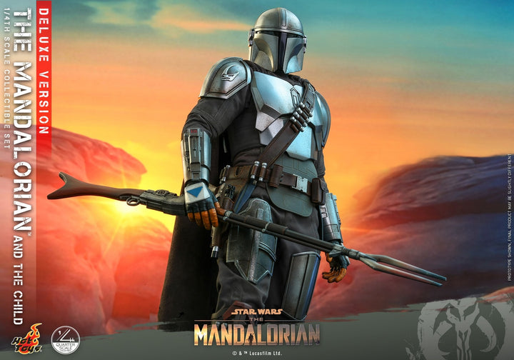 [Pre-Order] Hot Toys - QS016 - Star Wars™ The Mandalorian™ - 1/4th scale The Mandalorian & The Child Collectible Set