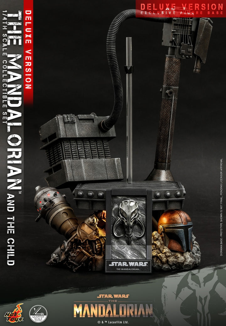 [Pre-Order] Hot Toys - QS016 - Star Wars™ The Mandalorian™ - 1/4th scale The Mandalorian & The Child Collectible Set