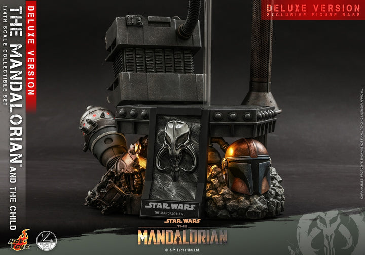 [Pre-Order] Hot Toys - QS016 - Star Wars™ The Mandalorian™ - 1/4th scale The Mandalorian & The Child Collectible Set