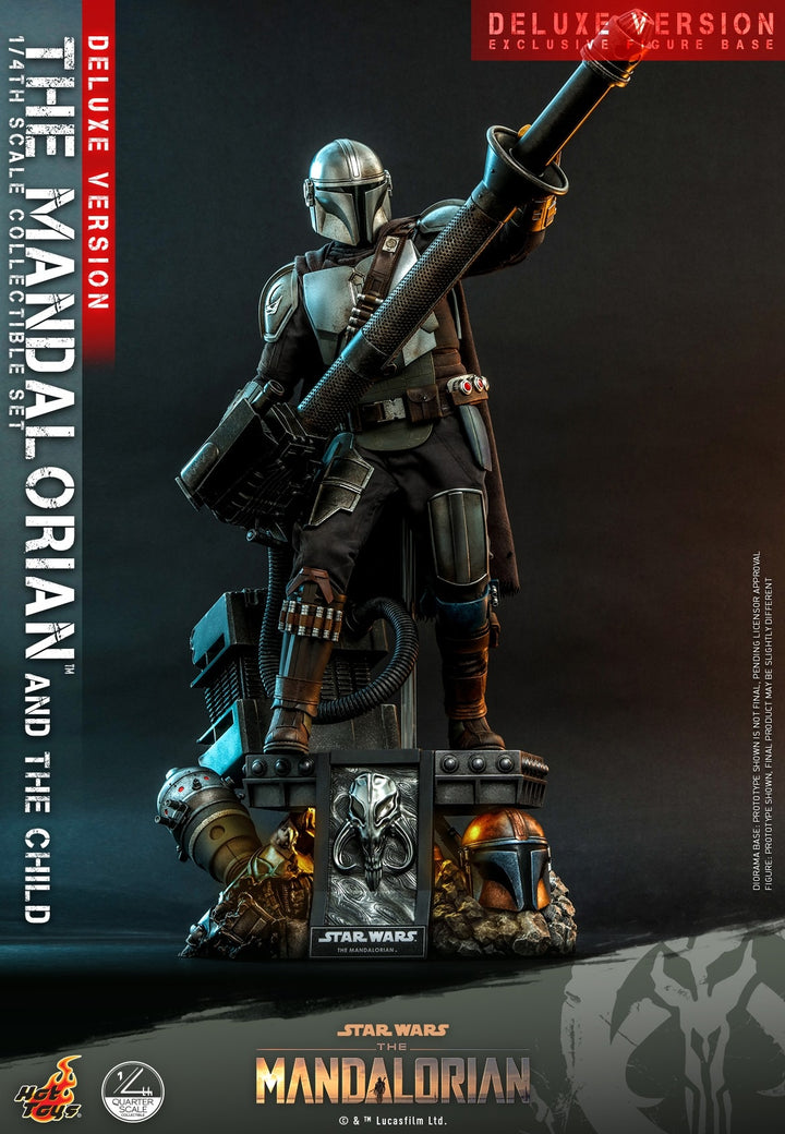 [Pre-Order] Hot Toys - QS016 - Star Wars™ The Mandalorian™ - 1/4th scale The Mandalorian & The Child Collectible Set