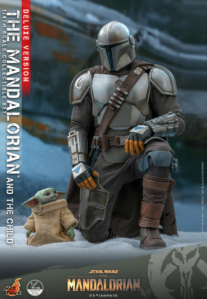 [Pre-Order] Hot Toys - QS016 - Star Wars™ The Mandalorian™ - 1/4th scale The Mandalorian & The Child Collectible Set