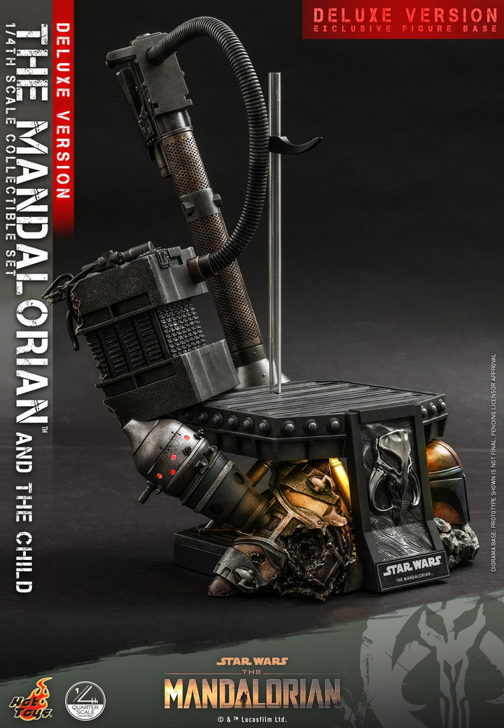 [Pre-Order] Hot Toys - QS016 - Star Wars™ The Mandalorian™ - 1/4th scale The Mandalorian & The Child Collectible Set