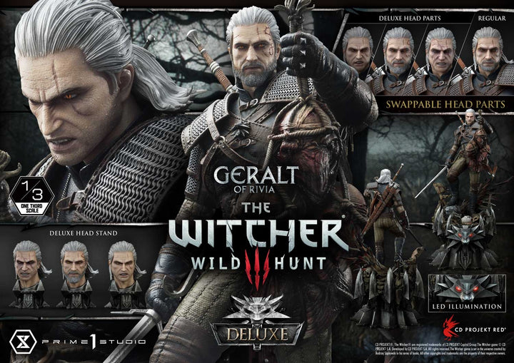 [Pre-Order] PRIME1 STUDIO - MMW3-01: 1/3 SCALE GERALT OF RIVIA (THE WITCHER 3: WILD HUNT)