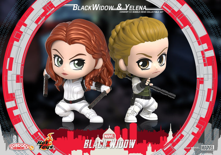 Hot Toys - COSB752 - Black Widow & Yelena Cosbaby (S) Bobble-Head Collectible Set