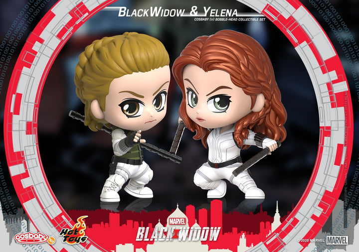 Hot Toys - COSB752 - Black Widow & Yelena Cosbaby (S) Bobble-Head Collectible Set