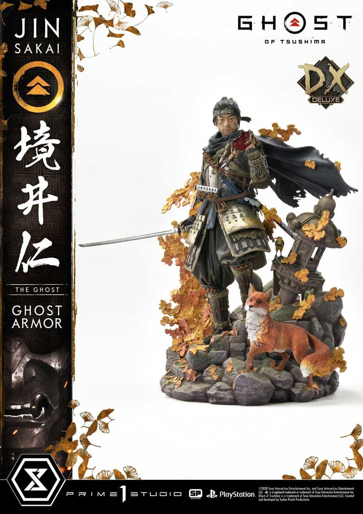 [Pre-Order] PRIME1 STUDIO - UPMGHOT-01DX: JIN SAKAI, THE GHOST - GHOST ARMOR EDITION DELUXE VERSION (GHOST OF TSUSHIMA)