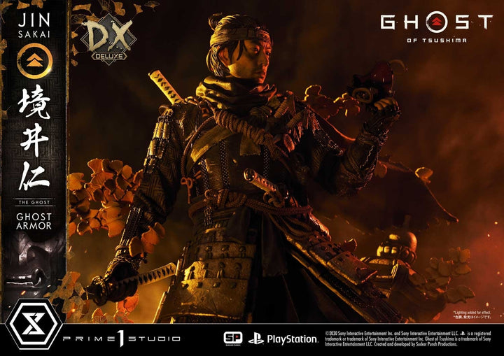 [Pre-Order] PRIME1 STUDIO - UPMGHOT-01DX: JIN SAKAI, THE GHOST - GHOST ARMOR EDITION DELUXE VERSION (GHOST OF TSUSHIMA)