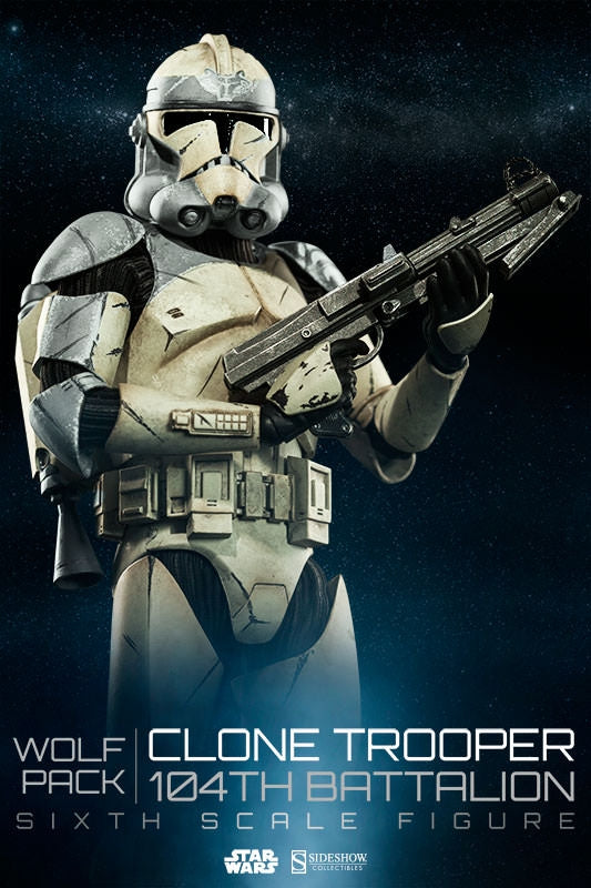 Sideshow - Sixth Scale Figure - Wolfpack Clone Trooper 104th Battalion