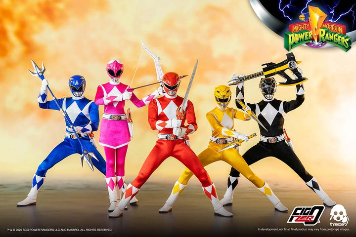 [Pre-Order] ThreeZero - Mighty Morphin Power Rangers – 1/6 Core Rangers + Green Ranger Six-Pack