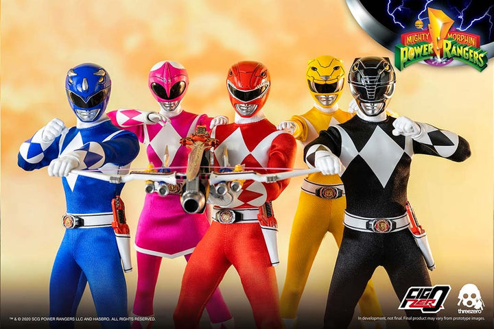 [Pre-Order] ThreeZero - Mighty Morphin Power Rangers – 1/6 Core Rangers + Green Ranger Six-Pack