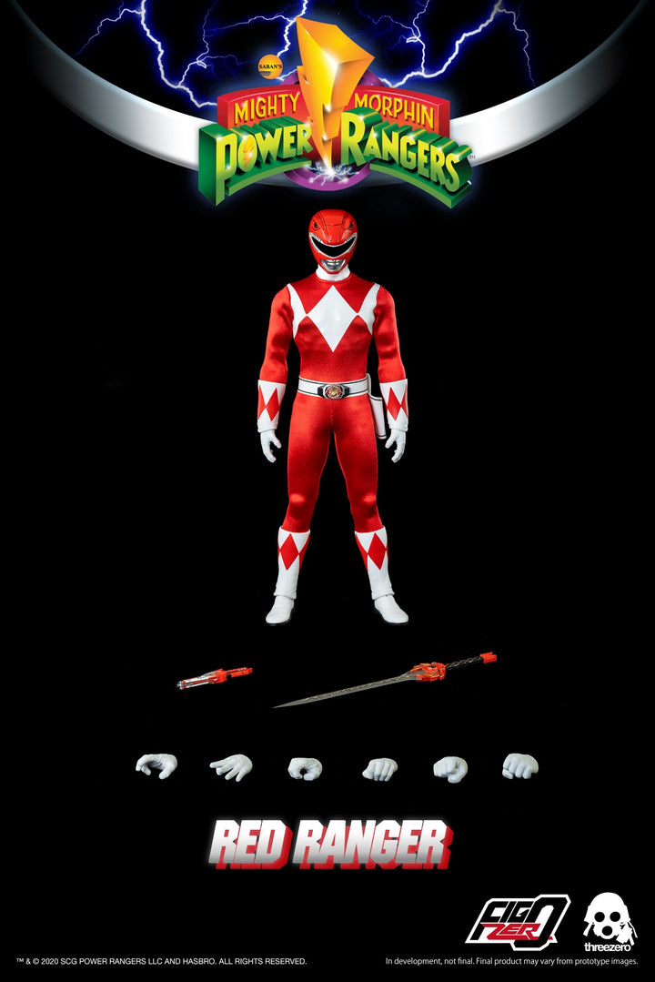 [Pre-Order] ThreeZero - Mighty Morphin Power Rangers – 1/6 Core Rangers + Green Ranger Six-Pack