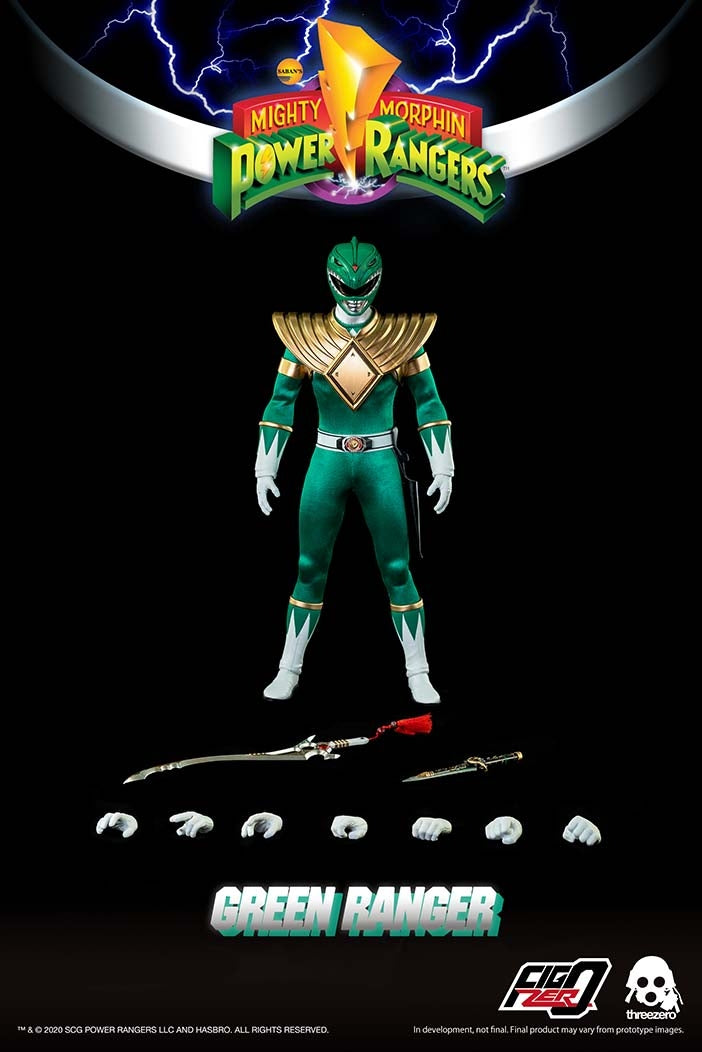 [Pre-Order] ThreeZero - Mighty Morphin Power Rangers – 1/6 Core Rangers + Green Ranger Six-Pack