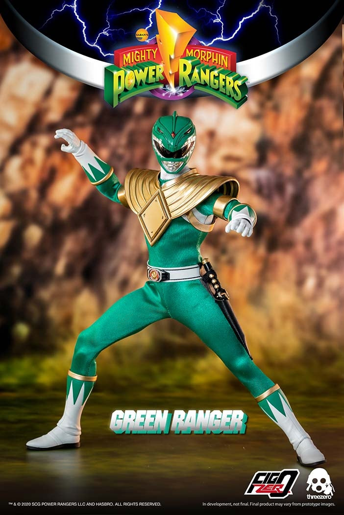 [Pre-Order] ThreeZero - Mighty Morphin Power Rangers – 1/6 Core Rangers + Green Ranger Six-Pack