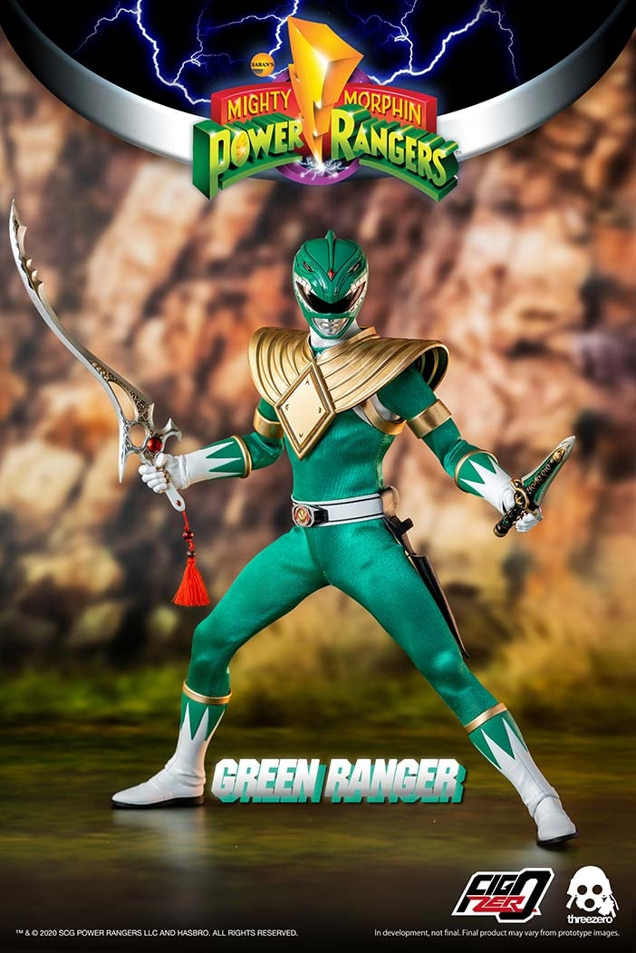 [Pre-Order] ThreeZero - Mighty Morphin Power Rangers – 1/6 Core Rangers + Green Ranger Six-Pack