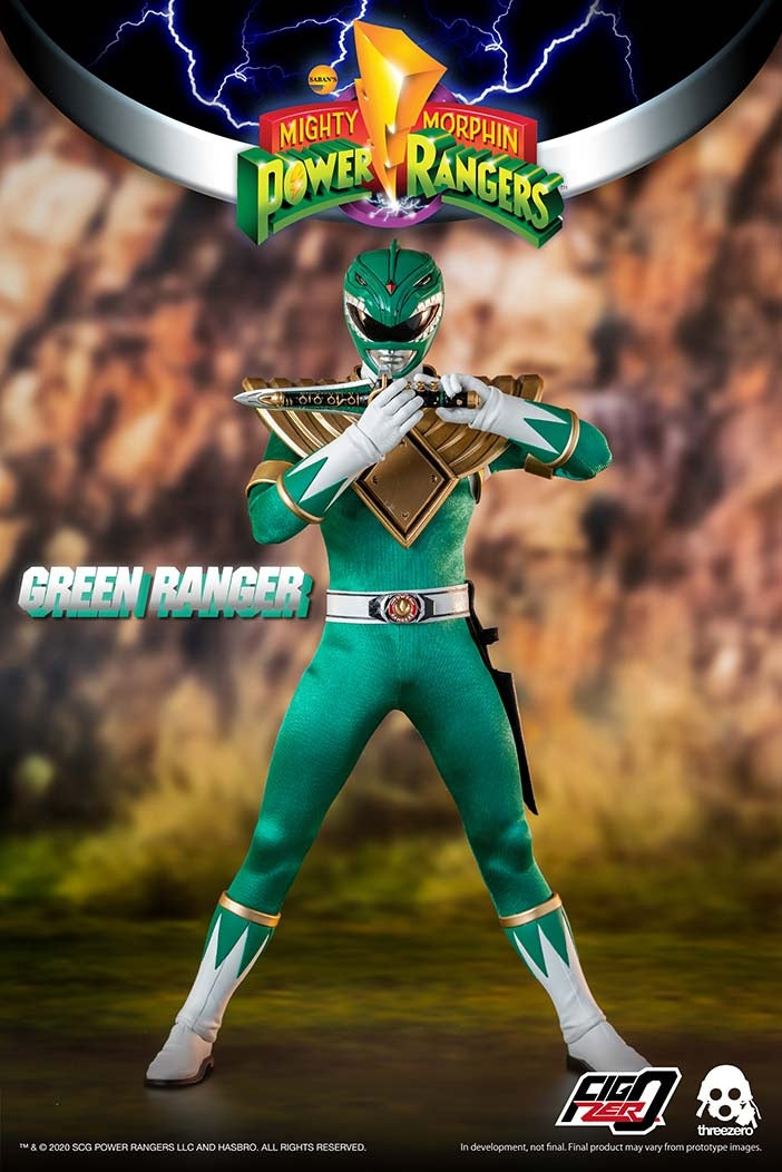 [Pre-Order] ThreeZero - Mighty Morphin Power Rangers – 1/6 Core Rangers + Green Ranger Six-Pack