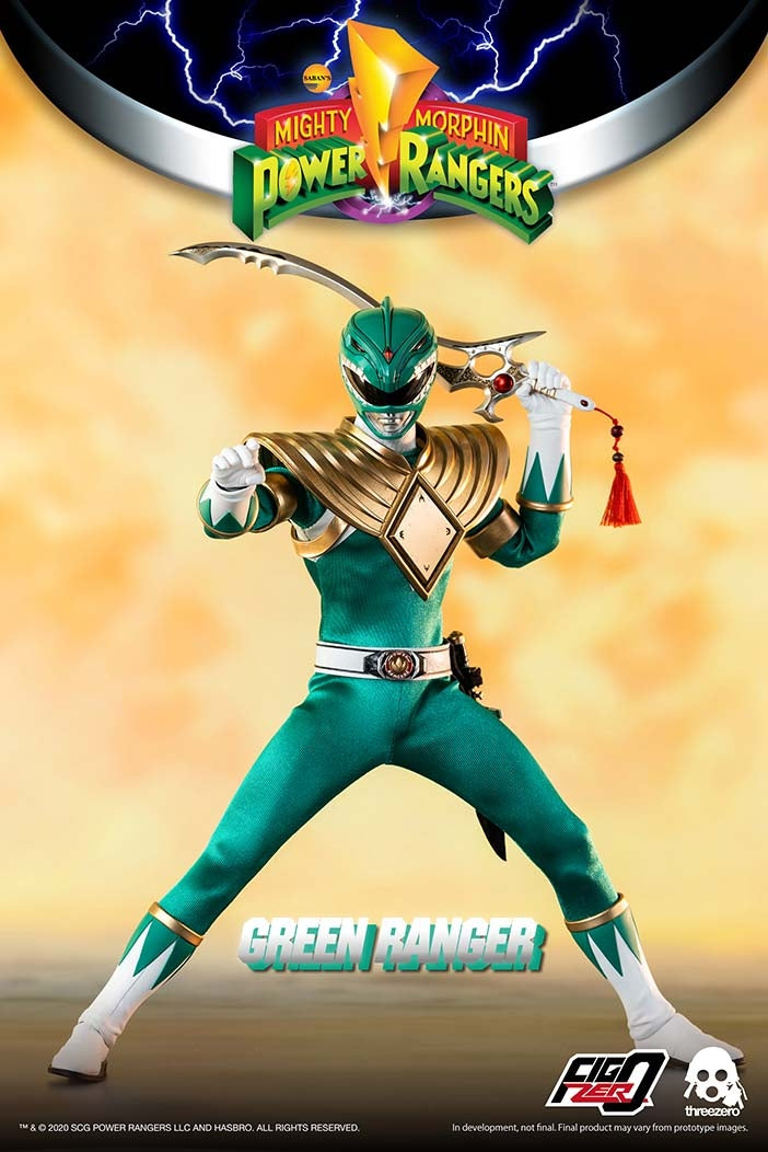 [Pre-Order] ThreeZero - Mighty Morphin Power Rangers – 1/6 Core Rangers + Green Ranger Six-Pack