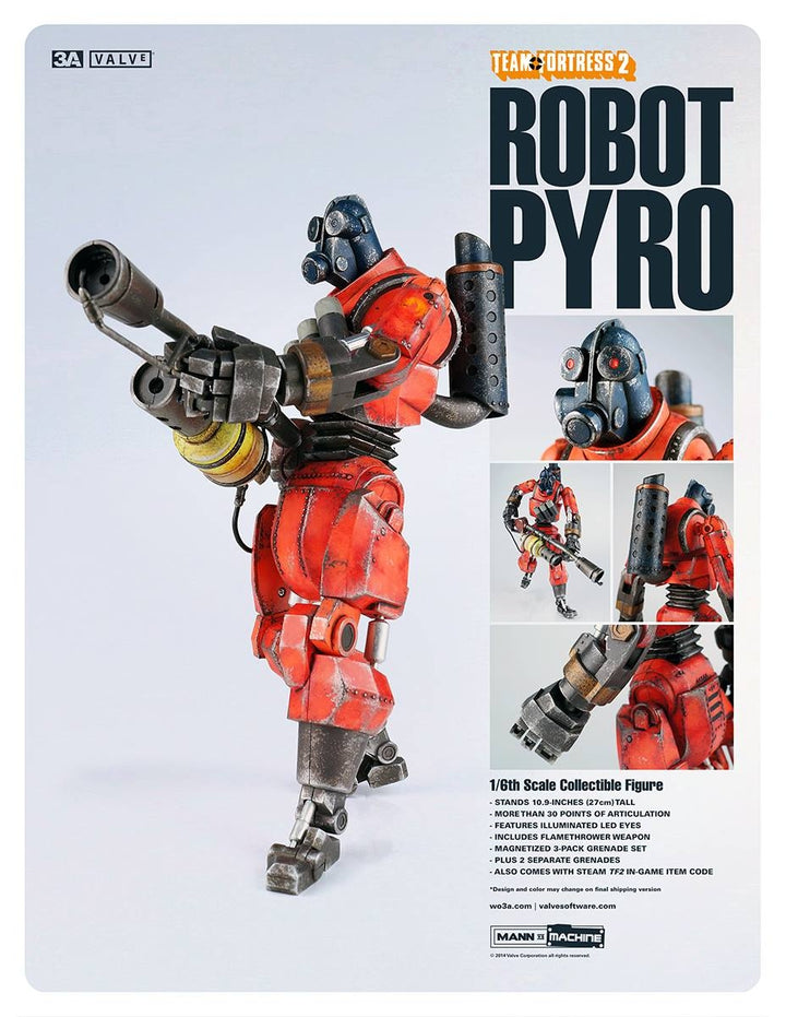 ThreeA - VALVe Team Fotress 2 Mann vs Machine - Red Pyro