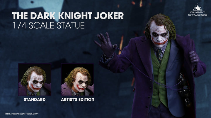 [Pre-Order] QUEEN STUDIOS - THE DARK KNIGHT HEATH LEDGER JOKER 1/4 STATUE (Standard Edition)