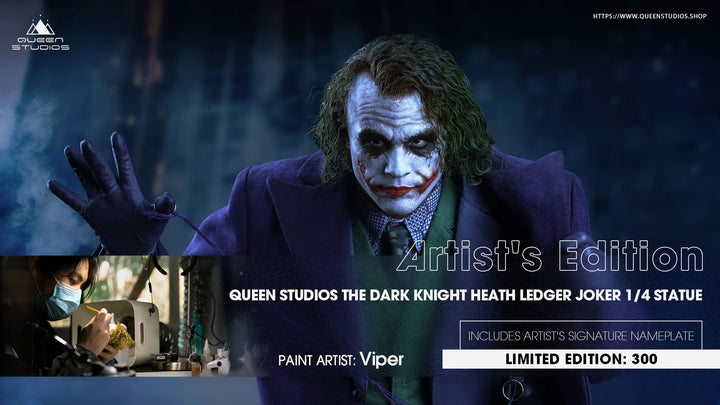 [Pre-Order] QUEEN STUDIOS - THE DARK KNIGHT HEATH LEDGER JOKER 1/4 STATUE (Standard Edition)